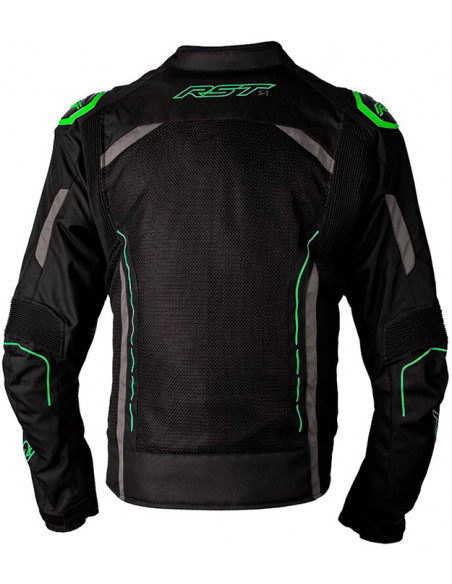 CHAQUETA RST S1 BLACK / GREEN