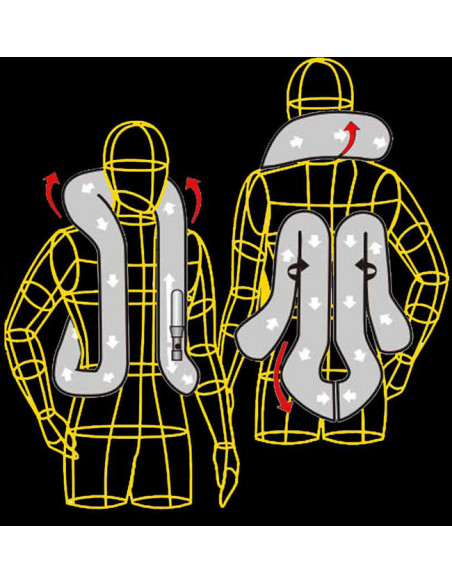 CHALECO AIRBAG GP AIR GPA-S021 HRF FLUOR AM