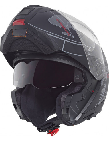 Casco Schuberth C5 Globe Black Grey Red