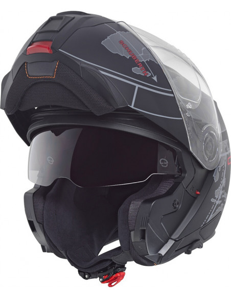 Casco Schuberth C5 Globe Black Grey Red
