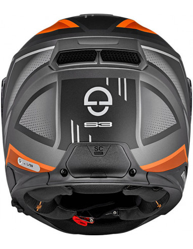 CASCO SCHUBERTH S3 STORM MATT ORANGE