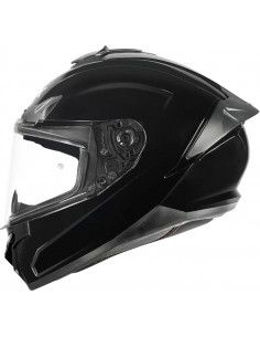 Casco SMK Typhoon Solid Black GL200