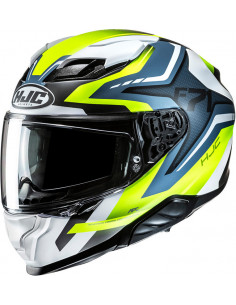 CASCO HJC F71 FES BLUE YELLOW MC3HSF