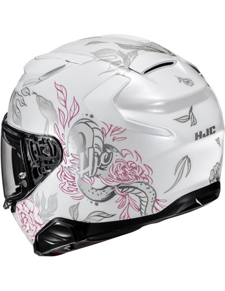 CASCO HJC F71 ELIZ PING GREY MC8