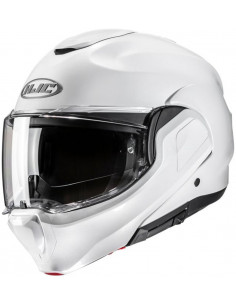 Casco HJC F100 Solid Pearl White 2