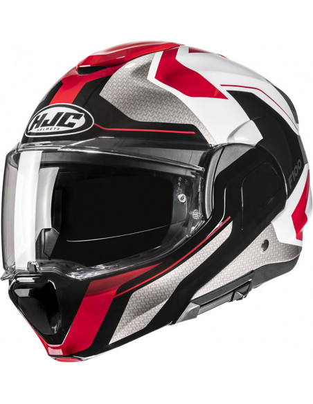 Casco HJC F100 Bios Red White MC1