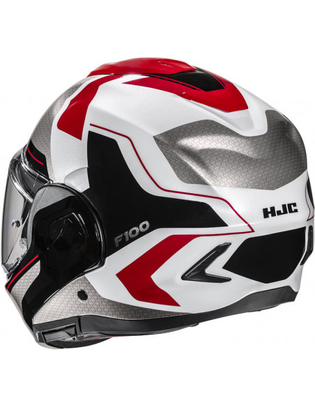 Casco HJC F100 Bios Red White MC1