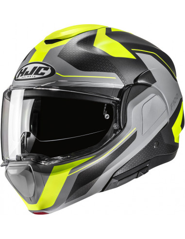 Casco HJC F100 Bios  Grey Yellow MC3HSF