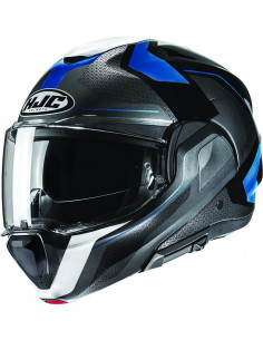 Casco HJC F100 Bios  Black Blue MC2