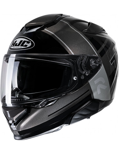 CASCO HJC RPHA 71 ZECHA BLACK / GREY MC5