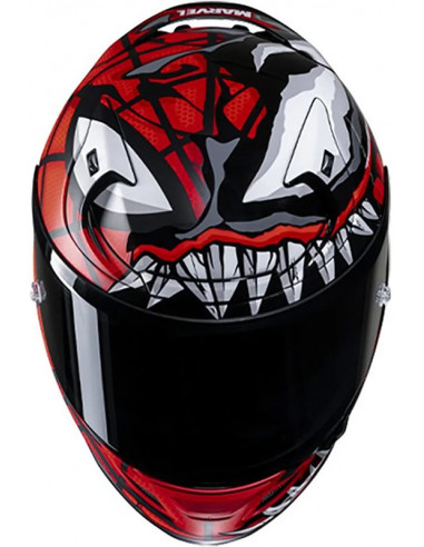 CASCO HJC RPHA 12 MAXIMIZED VENON MARVEL MC1SF