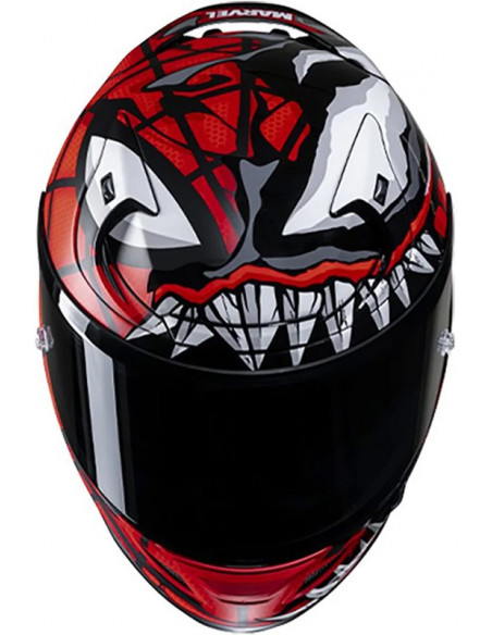 CASCO HJC RPHA 12 MAXIMIZED VENON MARVEL MC1SF