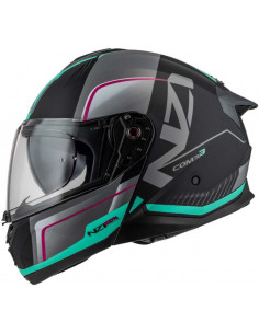 Casco NZI Combi 3 Duo Orbe Antracite Turquoise