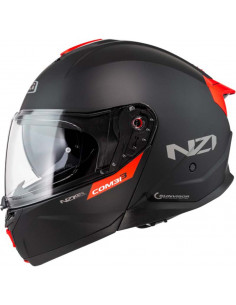 Casco NZI Combi 3 Duo Solid Nouveau Black Red 2
