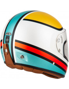 Casco NZI Street Track 4 Outline White & Blue Matt 2