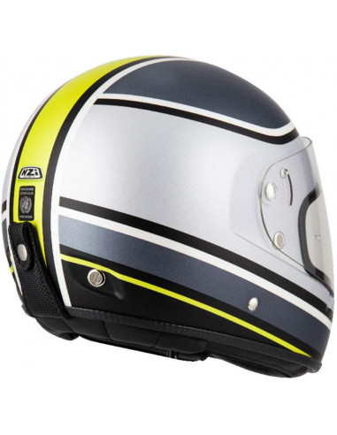 Casco NZI Street Track 4 Outline White & Yellow