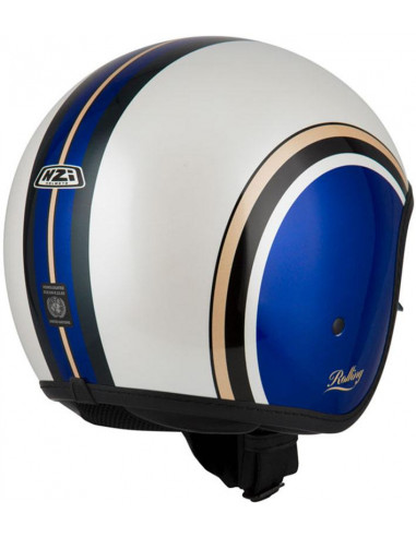 Casco NZI Rolling 4 Sun Diana Blue Pearl White
