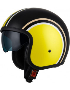 Casco NZI Rolling 4 Sun Diana Yellow Black Matt