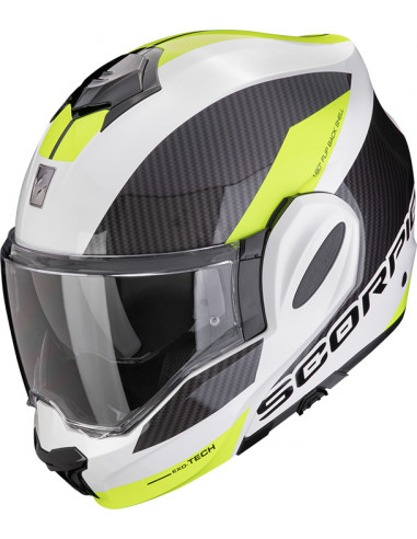 CASCO SCORPION EXO-TECH EVO TEAM WHITE YELLOW