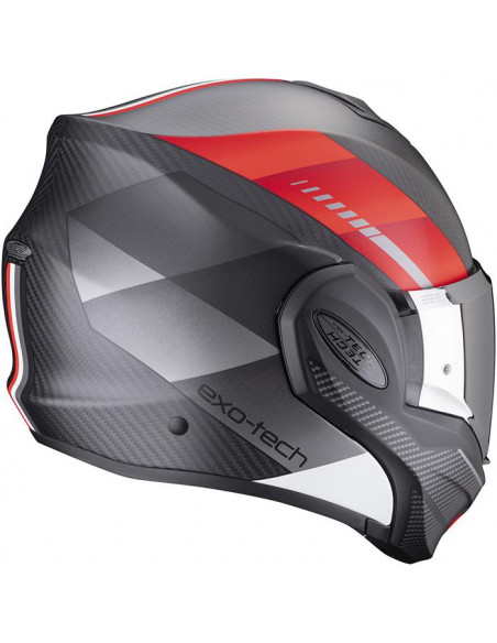 CASCO SCORPION EXO-TECH EVO CARBON GENUS MAT RED